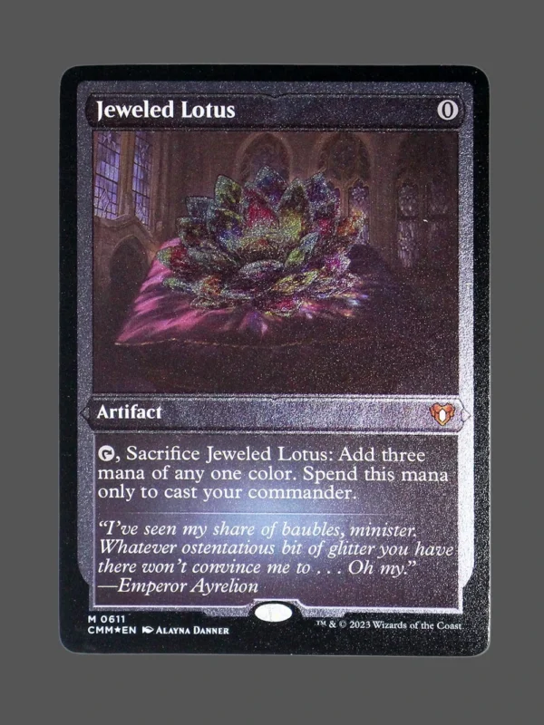 Jeweled Lotus Silver Foil MTG Proxy | Commander Masters
