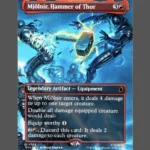 Mjölnir, Hammer of Thor Holo MTG Proxy | Marvel Snap