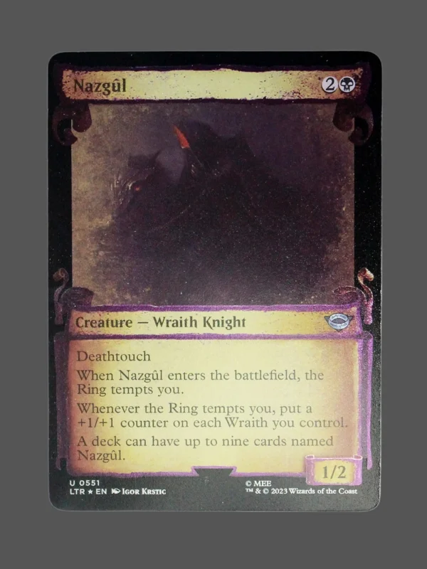 Nazgûl Silver Foil MTG Proxy | Lord of the Rings: Tales of Middle-earth