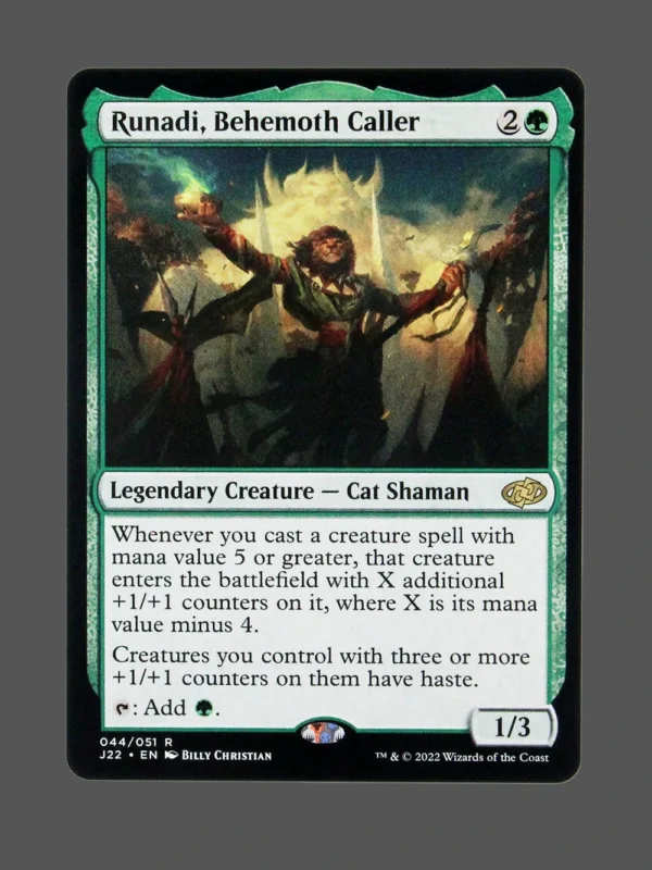 Runadi, Behemoth Caller Holo MTG Proxy | Jumpstart 2022