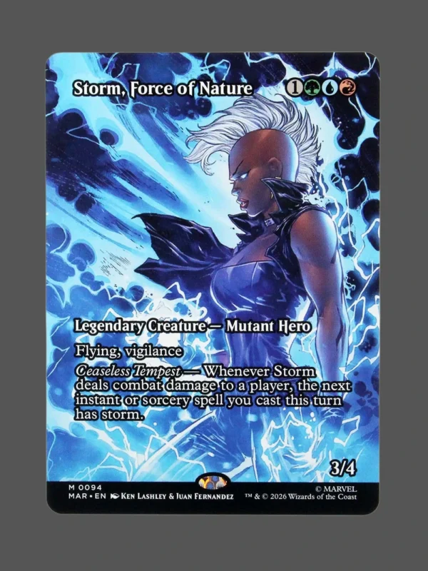 Storm, Force of Nature Holo MTG Proxy | Marvel