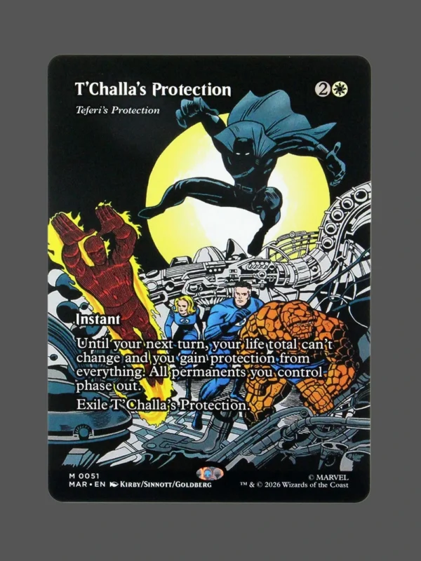 T'Challa's Protection Holo MTG Proxy | Marvel