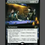 Black Market Connections Holo MTG Proxy | Marvel Snap