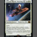 Captain Marvel, Shooting Star Holo MTG Proxy | Marvel Snap