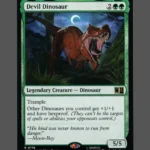 Devil Dinosaur Holo MTG Proxy | Marvel Snap