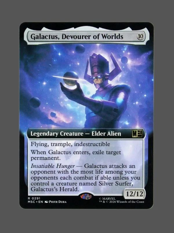 Galactus, Devourer of Worlds Holo MTG Proxy | Marvel Snap