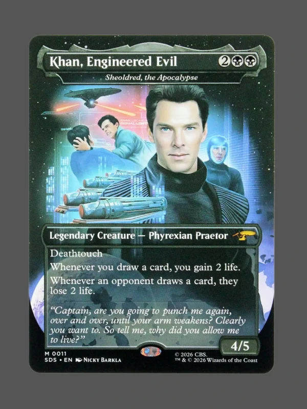 Khan, Engineered Evil Holo MTG Proxy | The Brothers' War