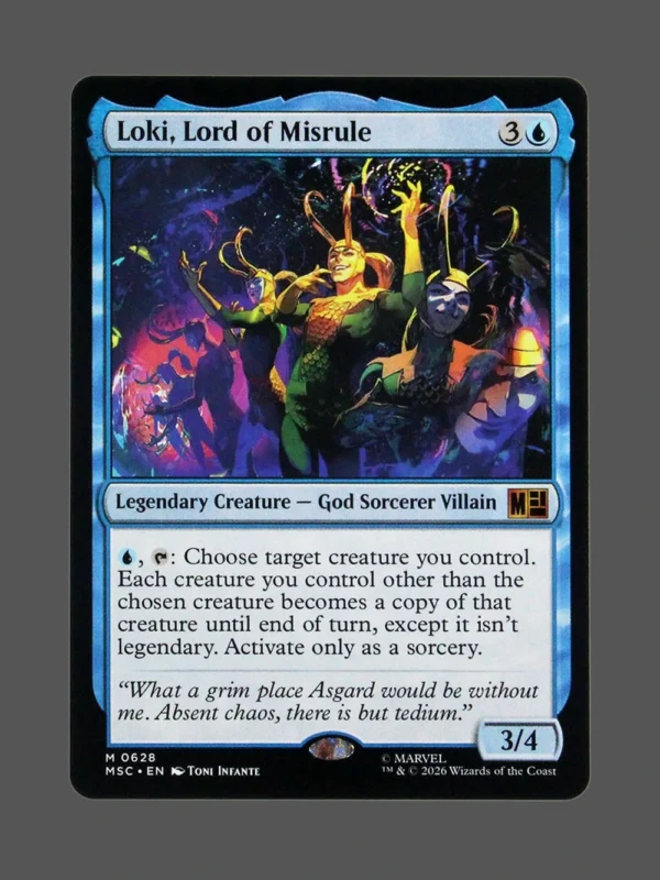 Loki, Lord of Misrule Holo MTG Proxy | Marvel Snap
