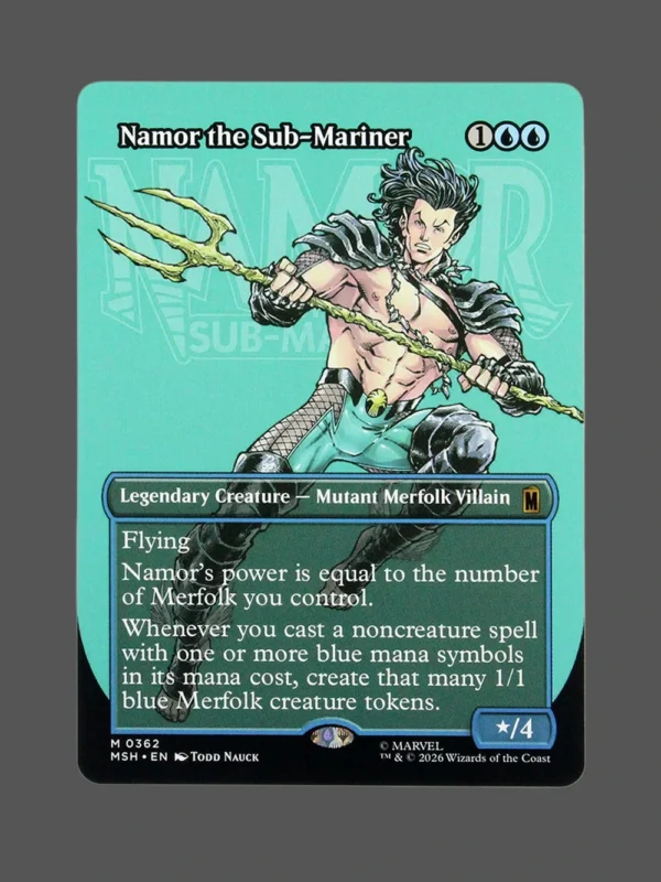 Namor the Sub-Mariner Holo MTG Proxy | Marvel Snap