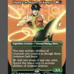 Shang-Chi, Master of Kung Fu Holo MTG Proxy | Marvel Snap