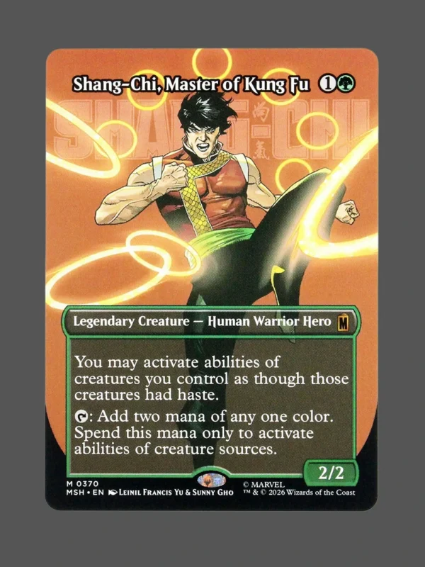 Shang-Chi, Master of Kung Fu Holo MTG Proxy | Marvel Snap