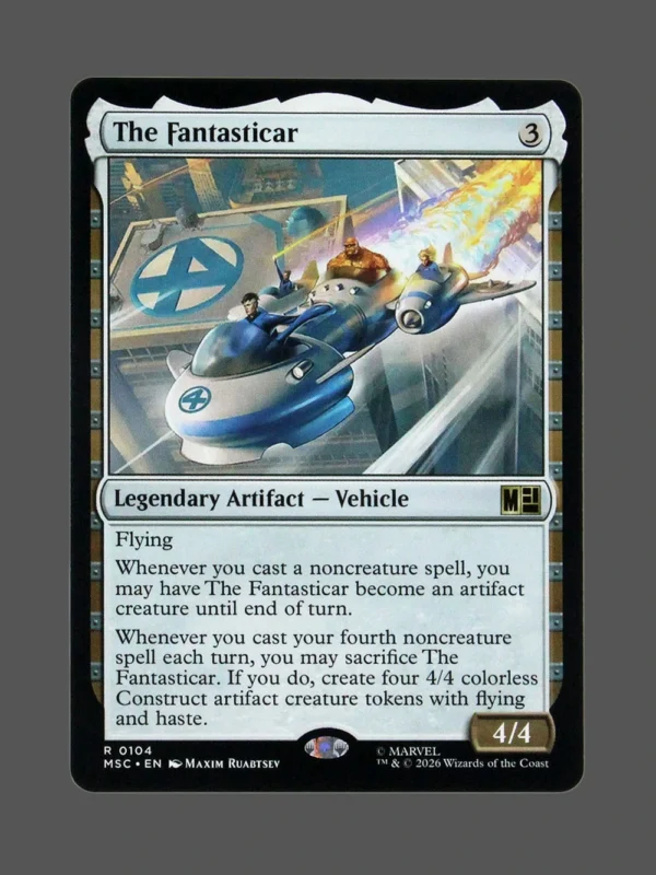 The Fantasticar Holo MTG Proxy | Marvel Snap