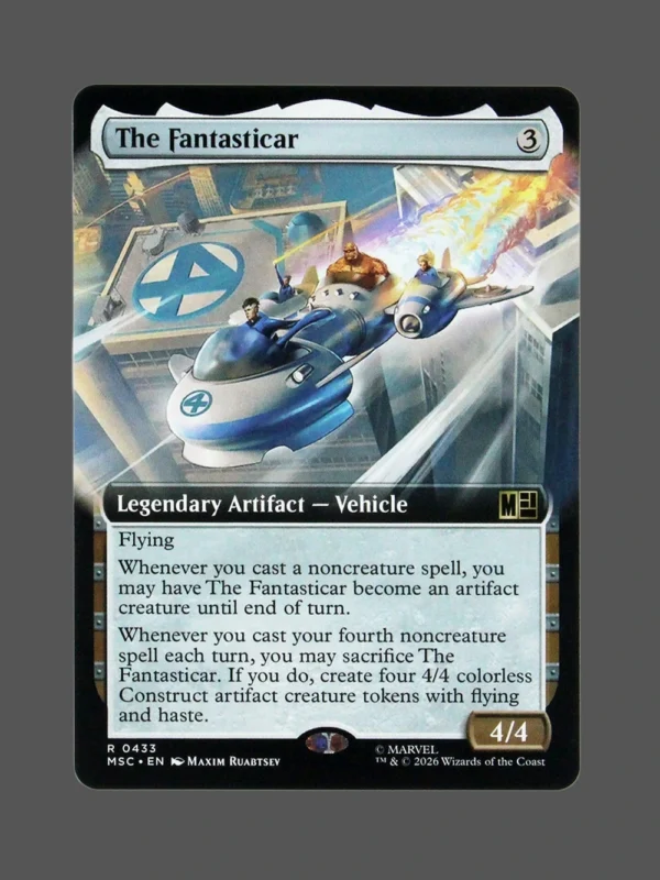 The Fantasticar Holo MTG Proxy | Marvel Snap