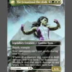 The Sensational She-Hulk Holo MTG Proxy | Marvel Snap