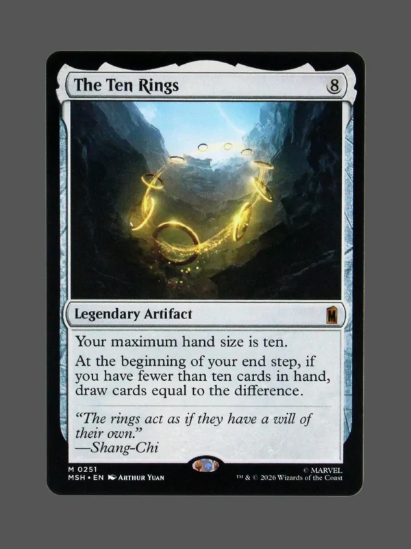The Ten Rings Holo MTG Proxy | Marvel Snap