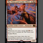 The Vision and Scarlet Witch Holo MTG Proxy | Marvel Snap