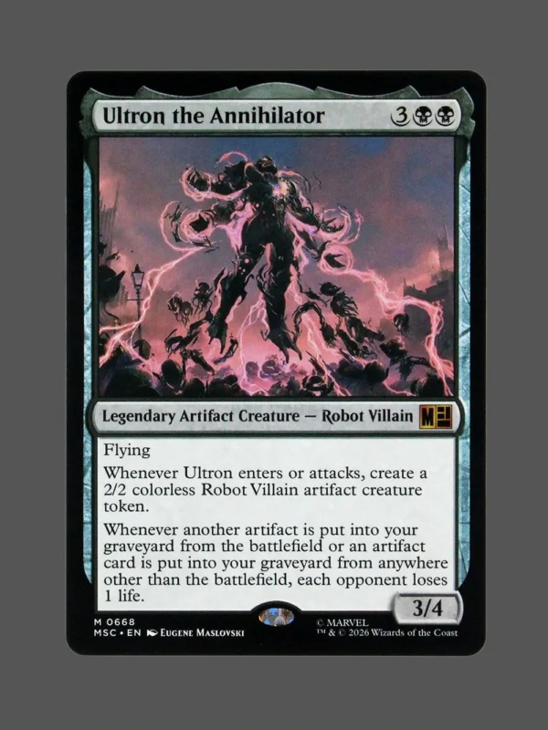 Ultron the Annihilator Holo MTG Proxy | Marvel Snap
