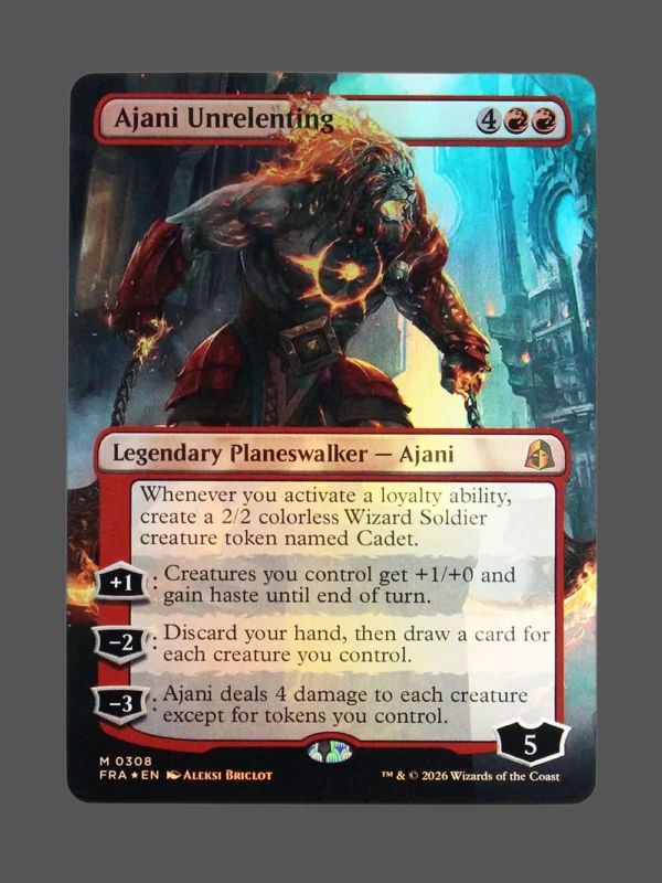 Ajani Unrelenting Foil MTG Proxy | Magic 2026