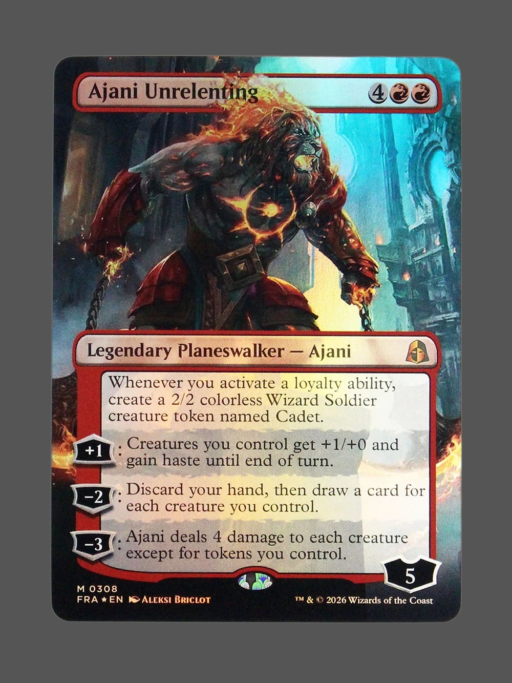 Ajani Unrelenting Foil MTG Proxy | Magic 2026 Ajani Unrelenting Foil MTG Proxy | Magic 2026