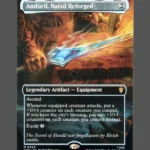Andúril, Narsil Reforged Holo MTG Proxy | Hour of Devastation