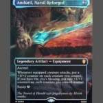 Andúril, Narsil Reforged Foil MTG Proxy | The Hobbit Eternal