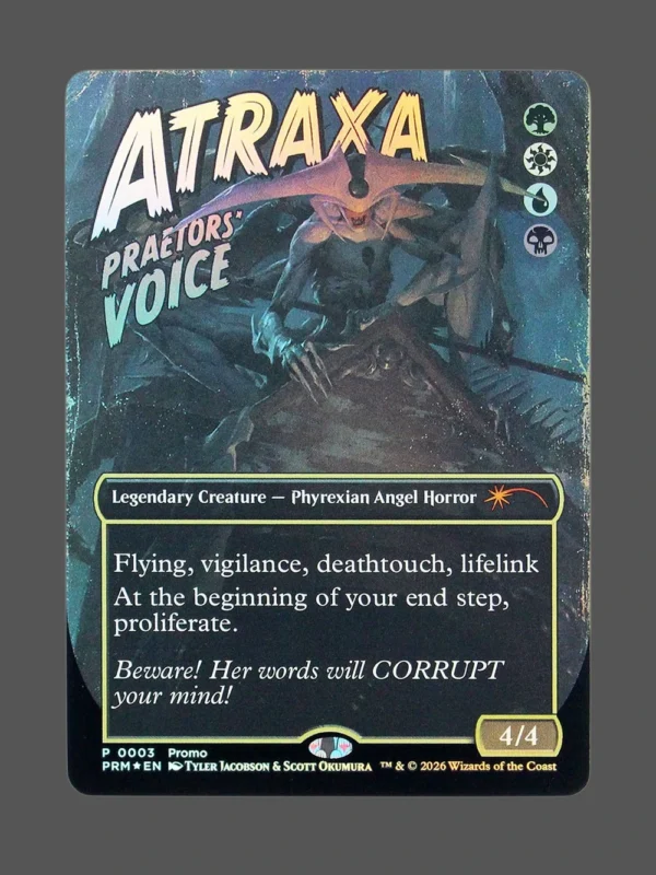 Atraxa, Praetors' Voice Foil MTG Proxy | Phyrexian Unleashed