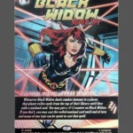 Black Widow Super Spy Foil MTG Proxy | Marvel Snap