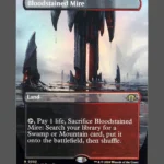 Bloodstained Mire Foil MTG Proxy | Modern Horizons 3
