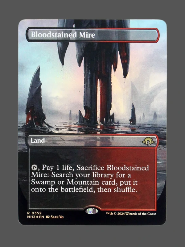 Bloodstained Mire Foil MTG Proxy | Modern Horizons 3