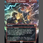 Call Forth the Tempest Foil MTG Proxy | Hour of Devastation