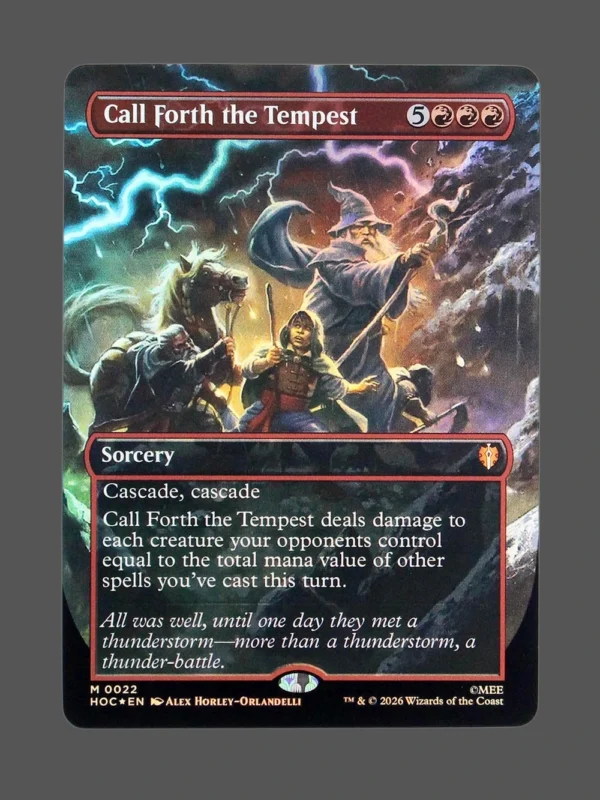 Call Forth the Tempest Foil MTG Proxy | Hour of Devastation