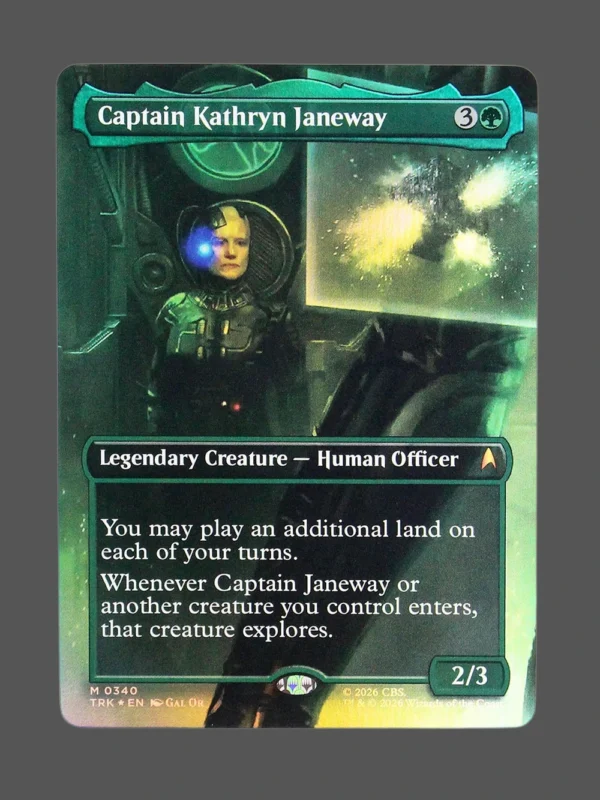Captain Kathryn Janeway Foil MTG Proxy | Star Trek