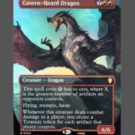 Cavern-Hoard Dragon Foil MTG Proxy | The Hobbit Eternal