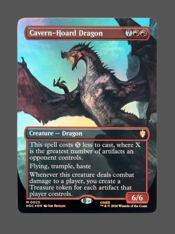 Cavern-Hoard Dragon Foil MTG Proxy | The Hobbit Eternal