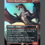 Cavern-Hoard Dragon Foil MTG Proxy | Horizons of the Maw