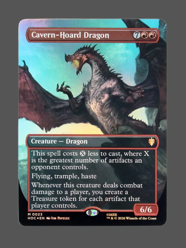 Cavern-Hoard Dragon Foil MTG Proxy | Horizons of the Maw