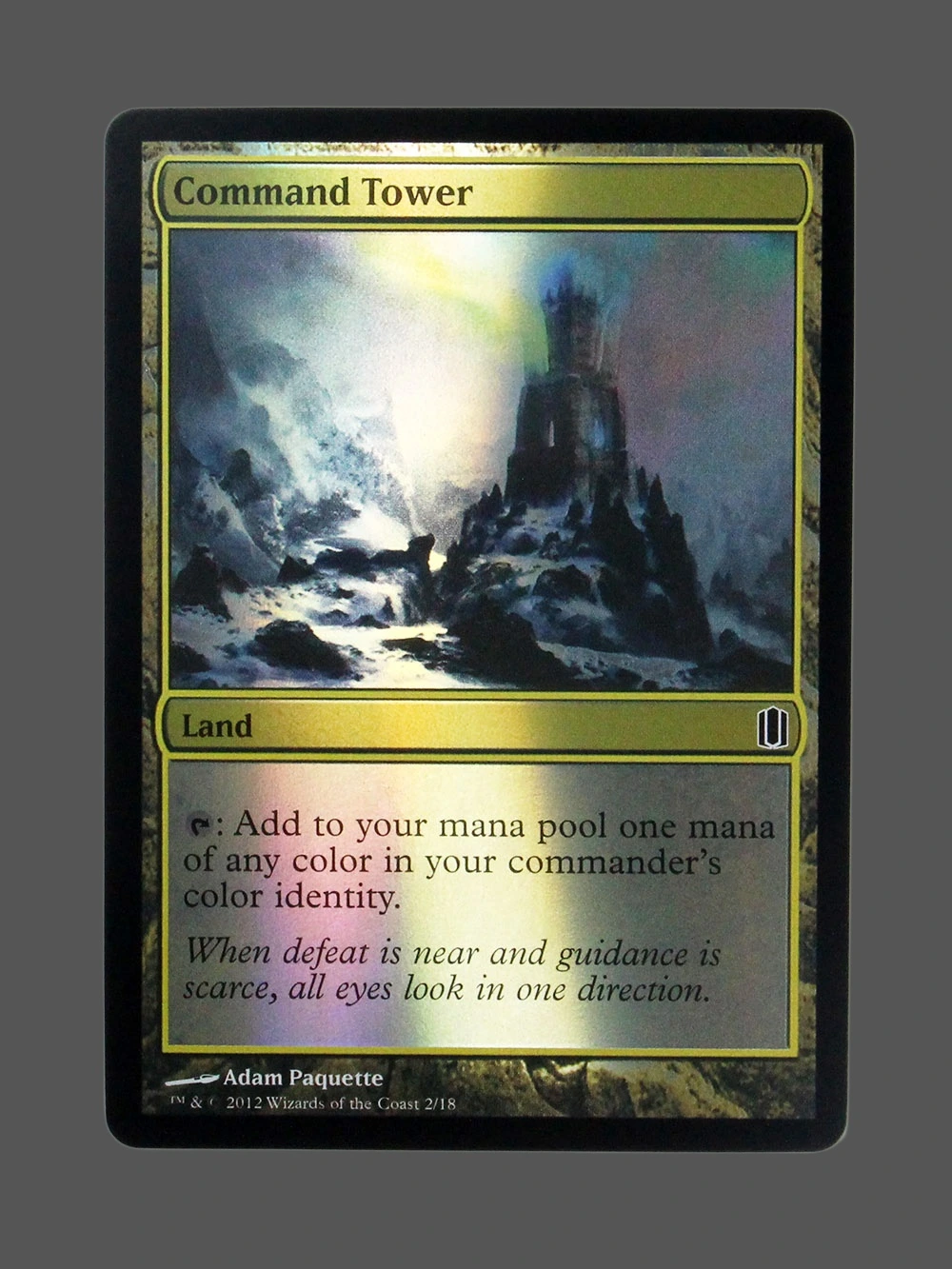 Command Tower Foil MTG Proxy | Commander's Arsenal Command Tower Foil MTG Proxy | Commander's Arsenal
