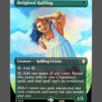 Delighted Halfling Foil MTG Proxy | The Hobbit Eternal
