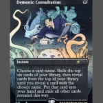 Demonic Consultation Foil MTG Proxy | Secret Lair Drop