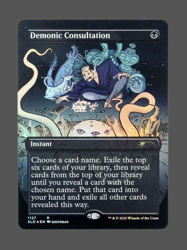 Demonic Consultation Foil MTG Proxy | Secret Lair Drop
