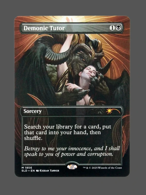 Demonic Tutor Holo MTG Proxy | Secret Lair Drop