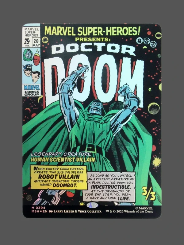 Doctor Doom Foil MTG Proxy | Marvel Super Heroes