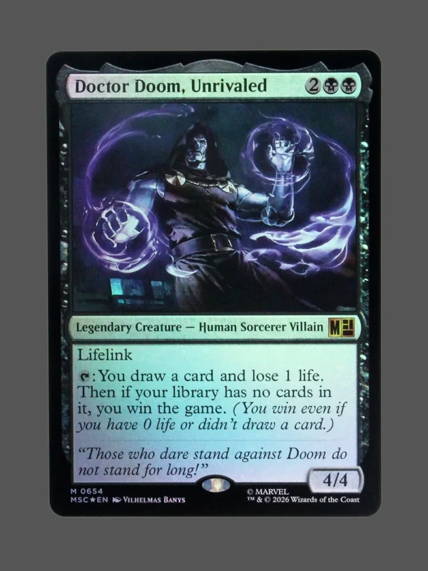 Doctor Doom, Unrivaled Foil MTG Proxy