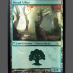 Dryad Arbor Foil MTG Proxy | From the Vault: Realms