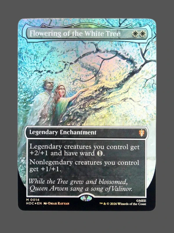 Flowering of the White Tree Foil MTG Proxy | Hour of Devastation