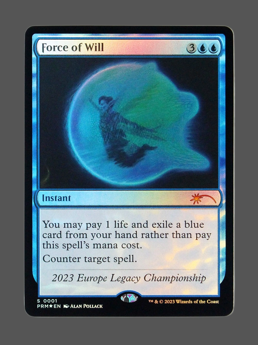 Force of Will Foil MTG Proxy | Magic Online Promos Force of Will Foil MTG Proxy | Magic Online Promos