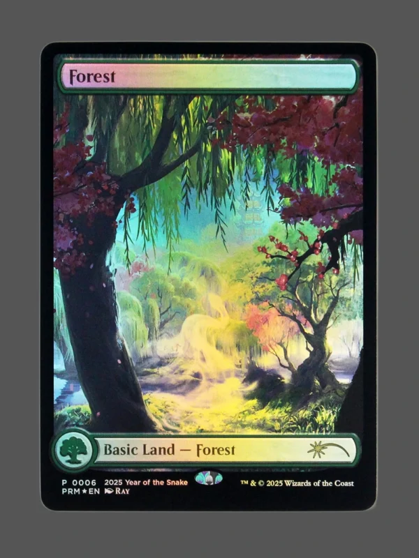 Forest Foil MTG Proxy | Prerelease