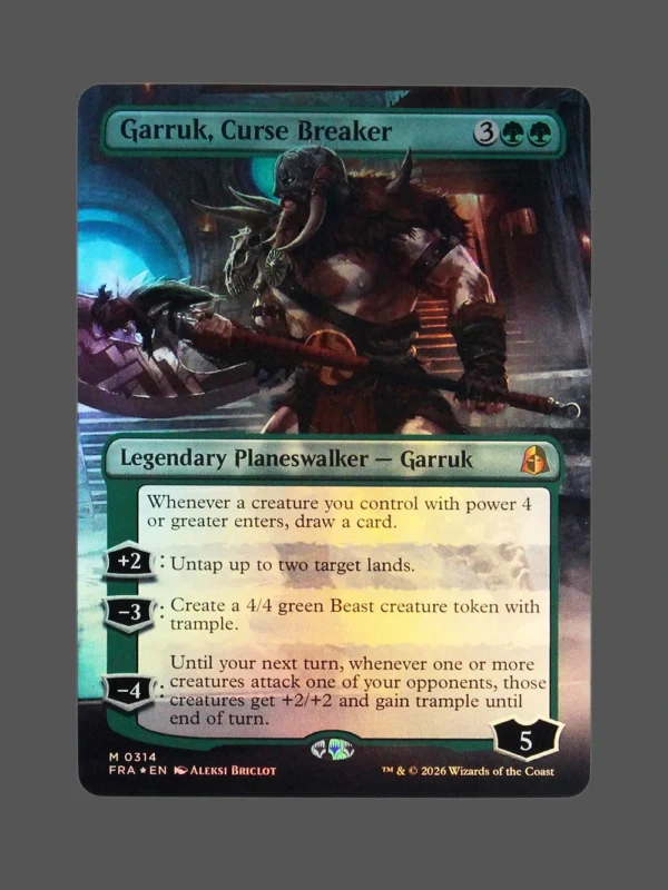 Garruk, Curse Breaker Foil MTG Proxy | Reality Fracture