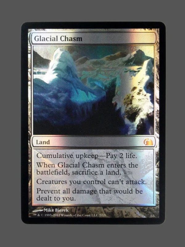 Glacial Chasm Foil MTG Proxy | From the Vault: Realms