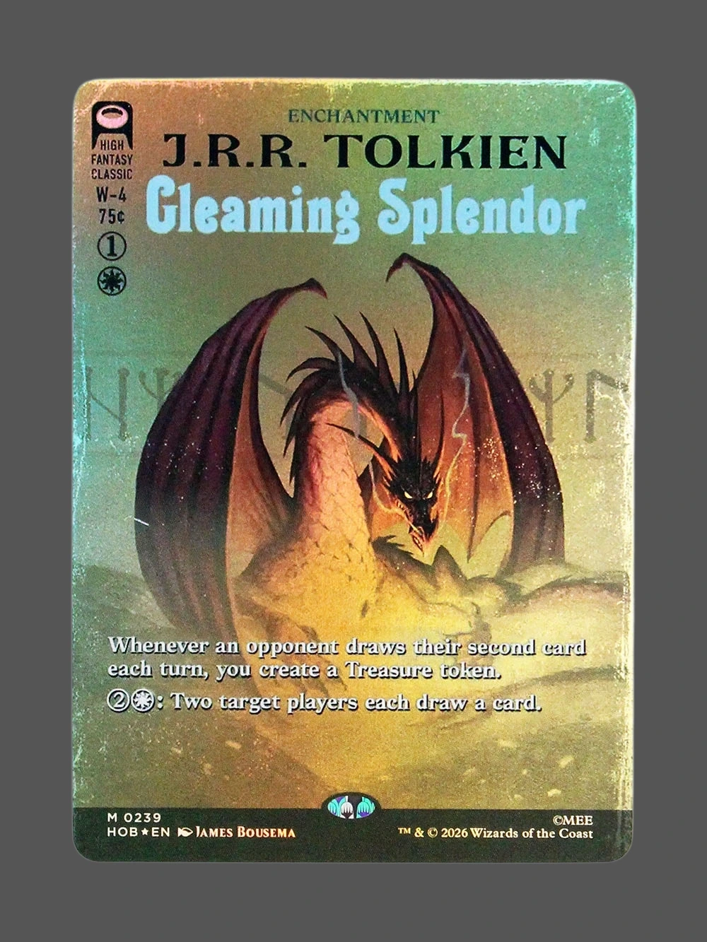 Gleaming Splendor Foil MTG Proxy | High Fantasy Classic Gleaming Splendor Foil MTG Proxy | High Fantasy Classic